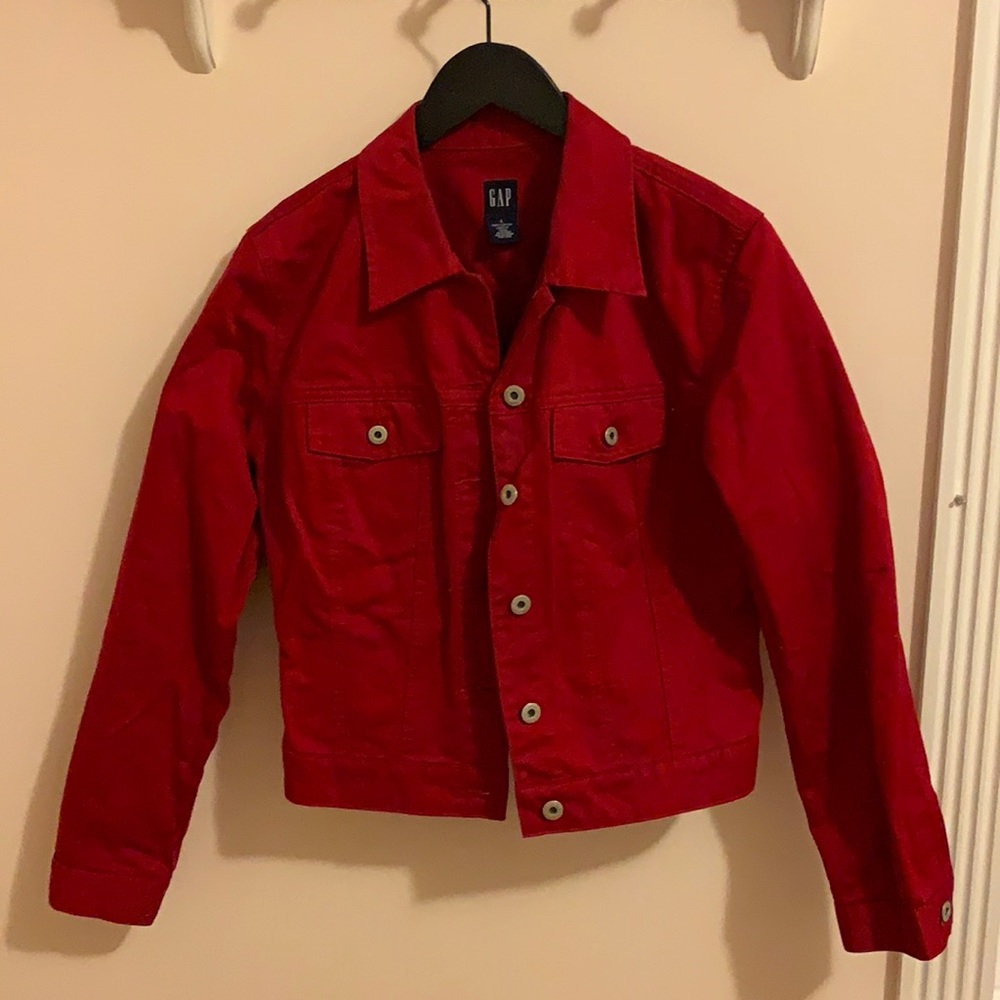 Gap Spring Bright Red Jacket! Excellent Condition!!